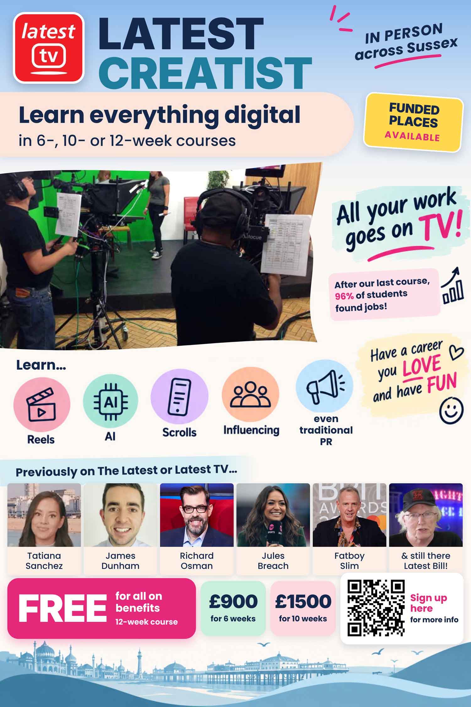 latest TV training Poster