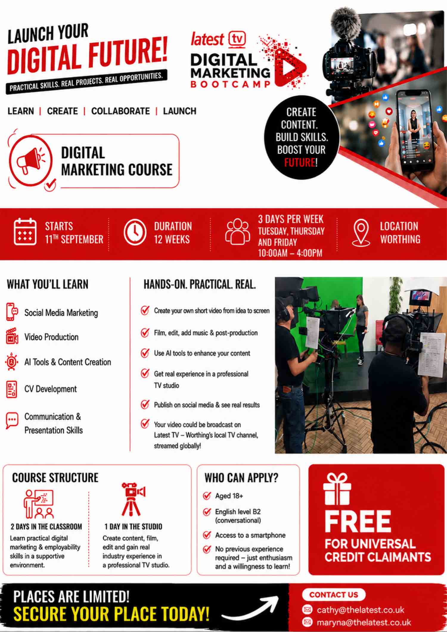 latest TV training Poster