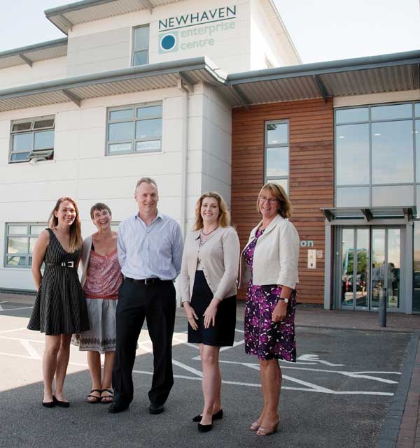 Penny Mordaunt visit to Newhaven Growth Quarter