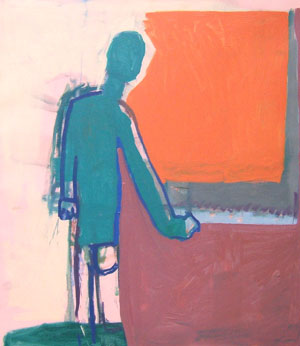 Chris Murray - Blind Man Oil on Canvas