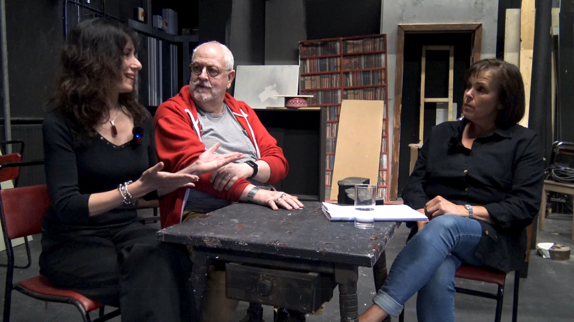 Latest TV reporters Andrew Kay and Yael Breuer talk with Artistic Director of New Venture Theatre, Katie Brownings