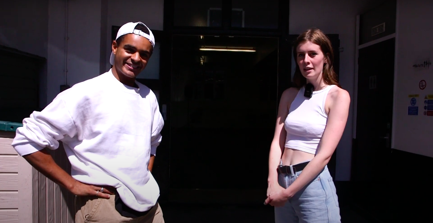 Layton Williams and Latest TV presenter Millie Dobres