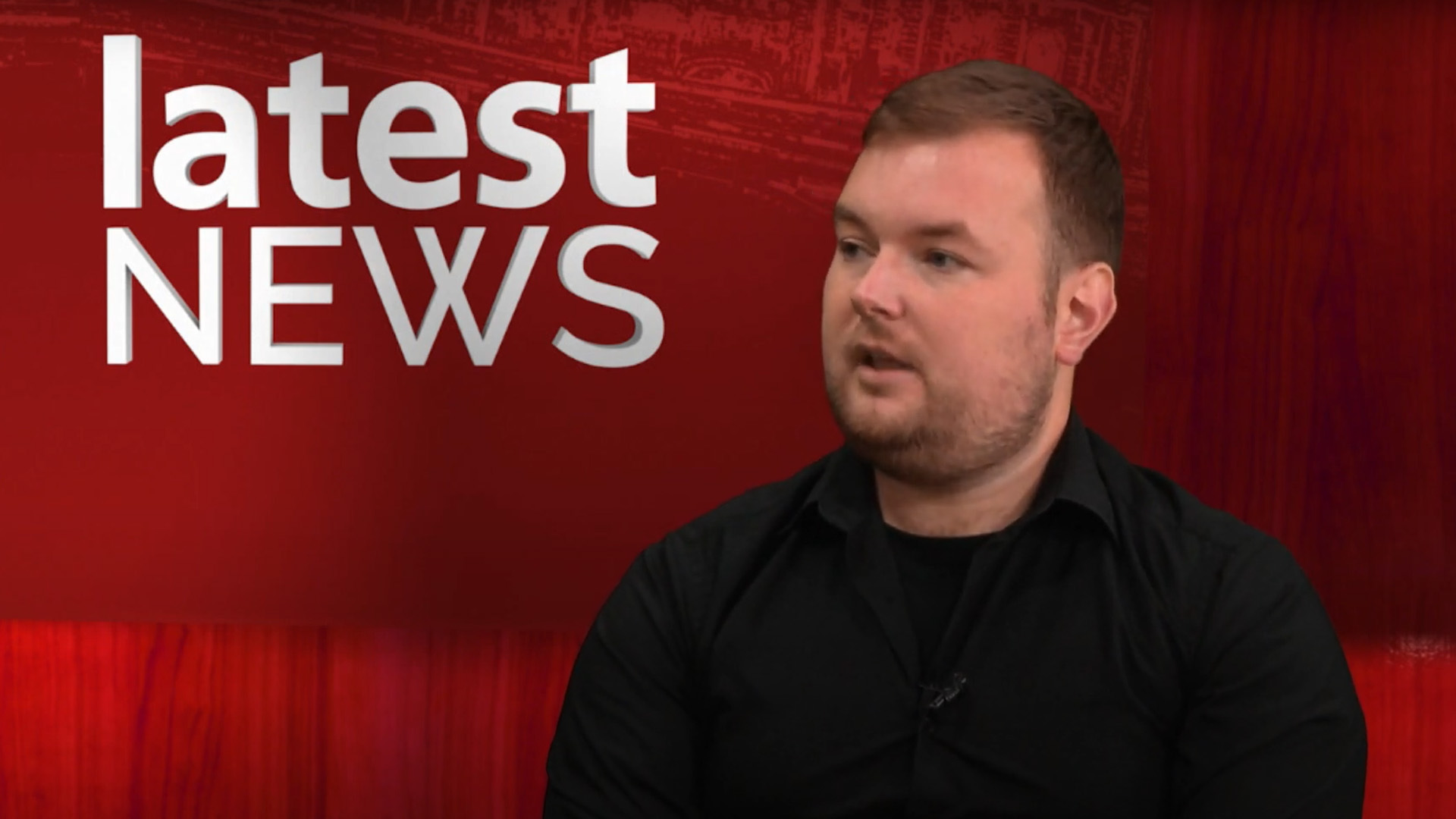 Cllr Martin Osborne talks with Mark Walker