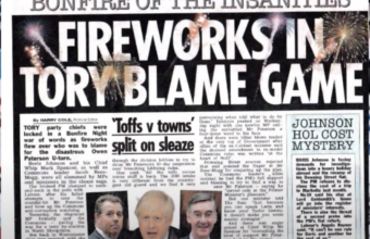 Fireworks in tory blame game
