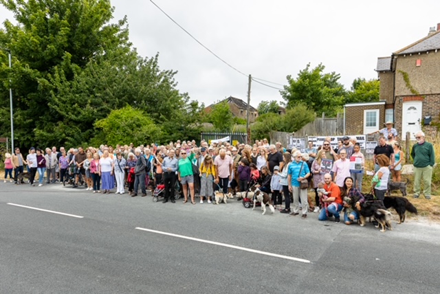 Patcham Protest against Royal Mail Headquarters