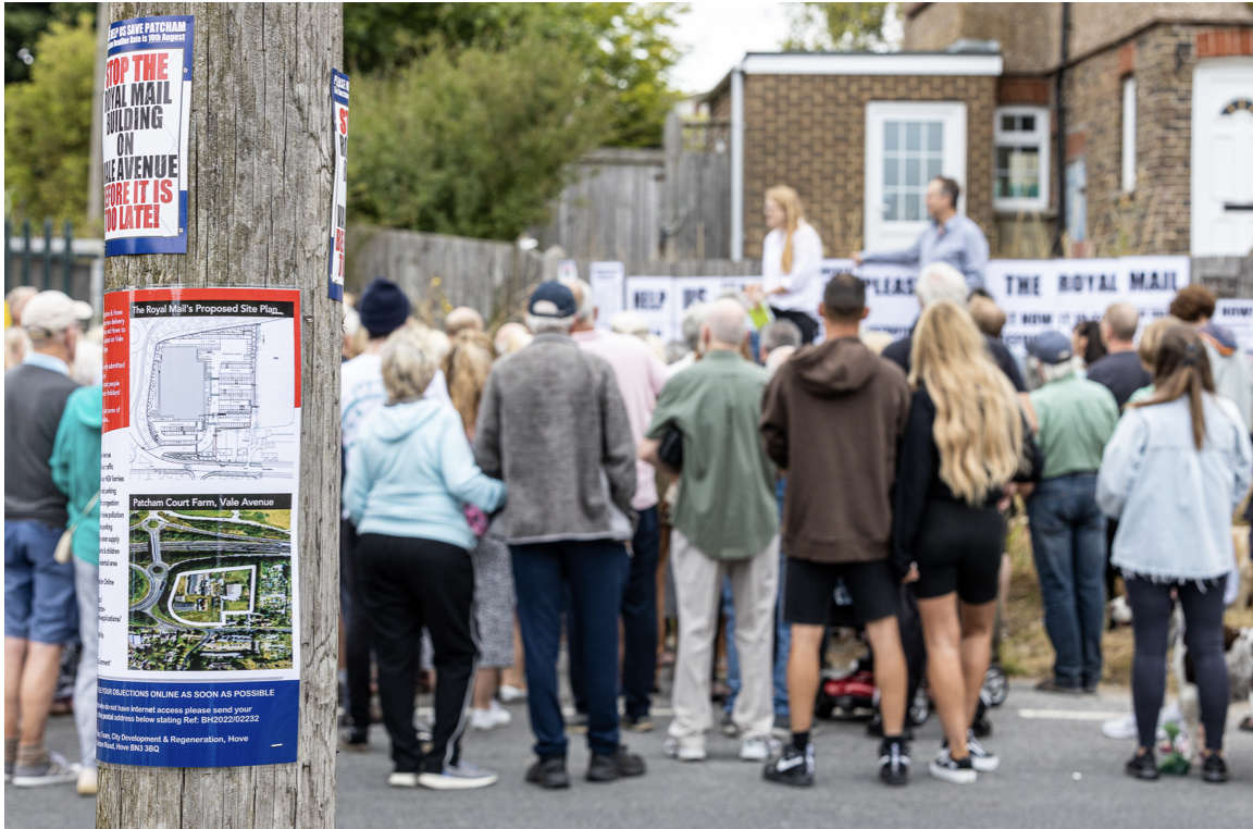 Royal Mail protest Patcham