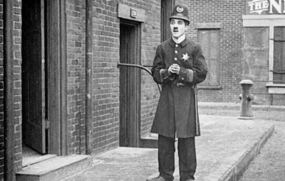 Charlie Chaplin on Easy Street